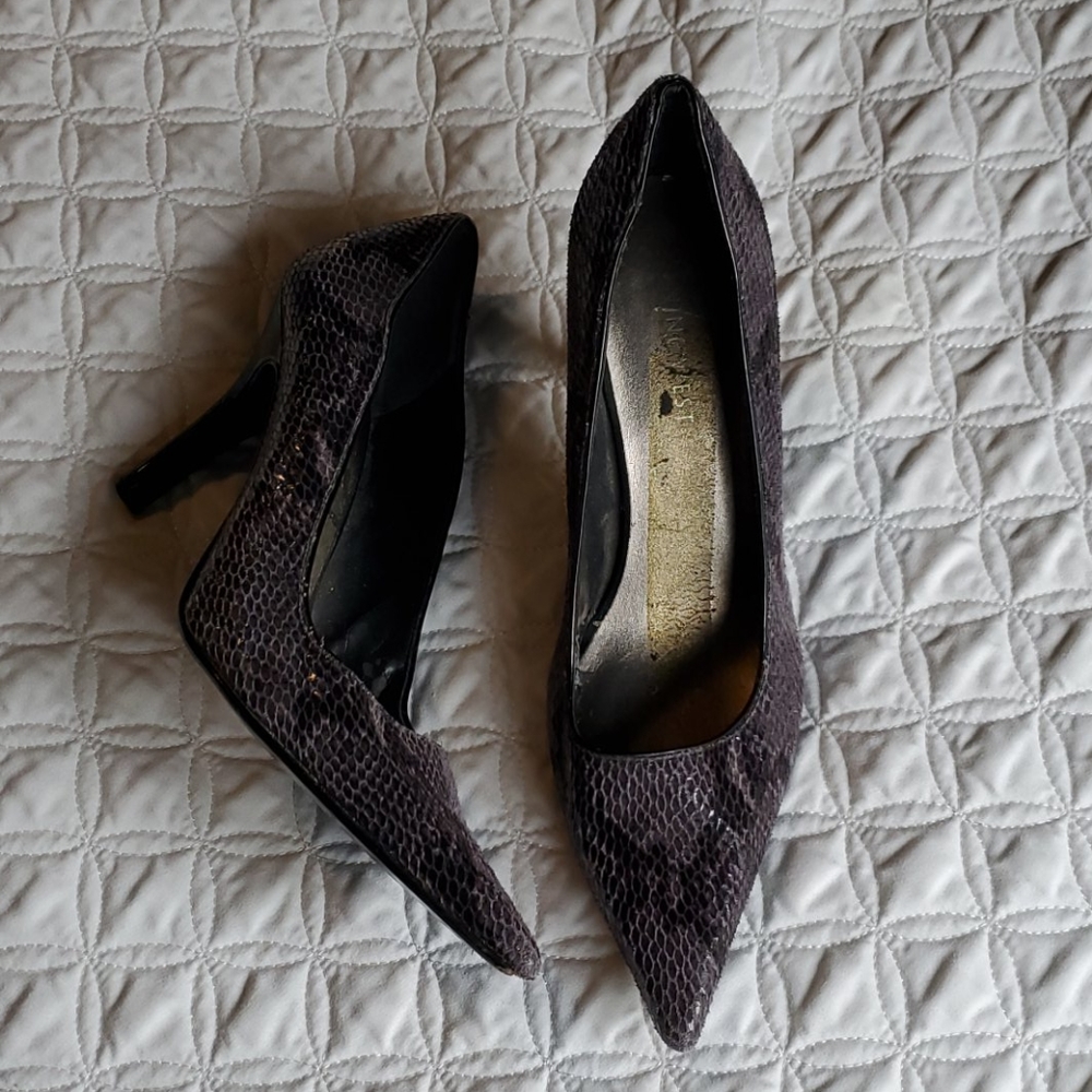 Snake Print Heels